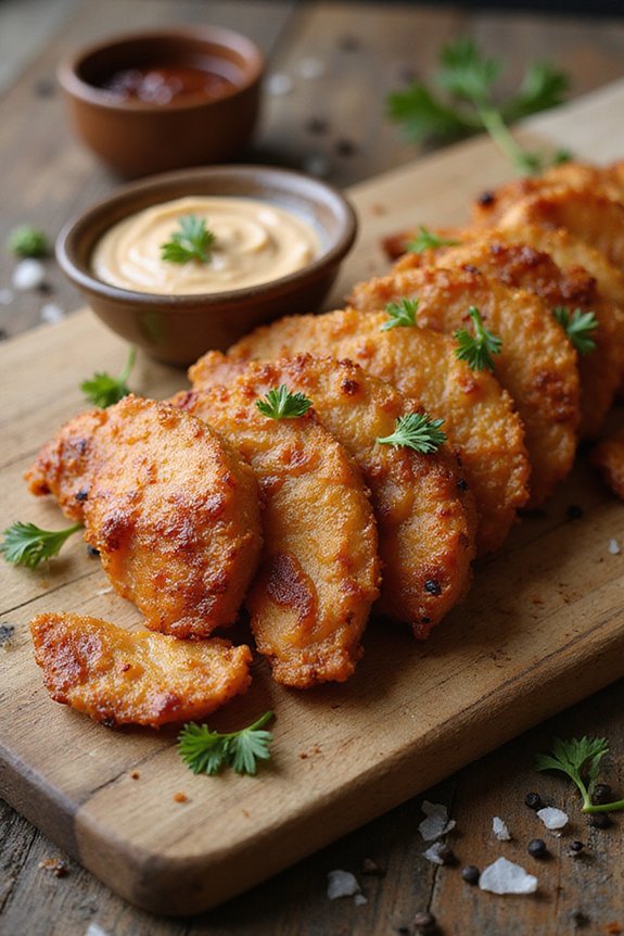 crispy chicken skin recipe