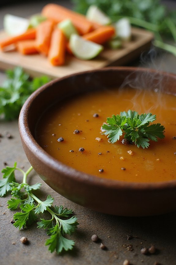 homemade stock enhances flavors