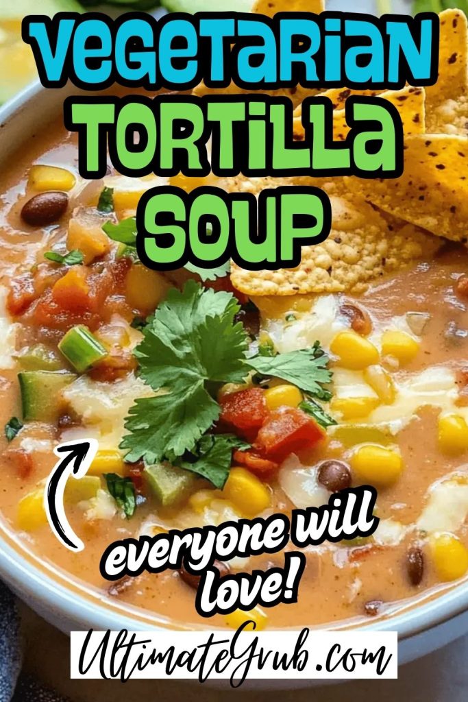 vegetarian tortilla soup