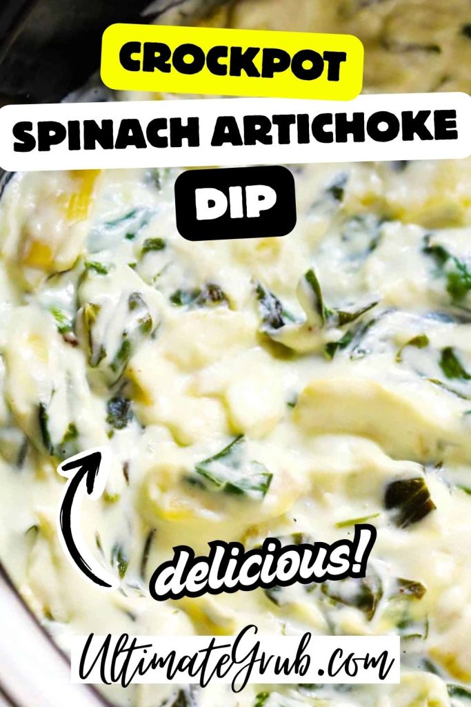slow cooker spinach artichoke dip