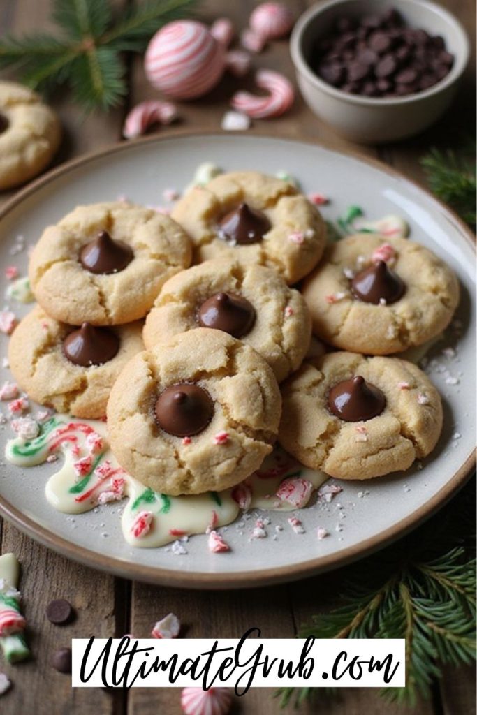 minty Christmas Surprise cookies. mint surprise cookies