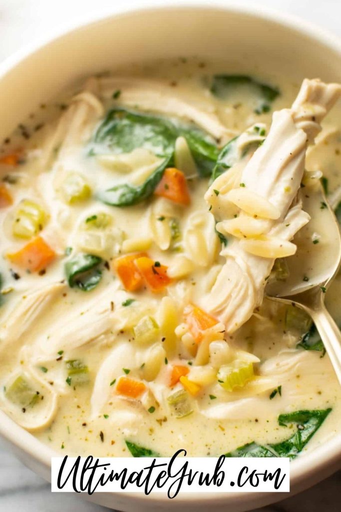 instant pot lemon chicken orzo soup