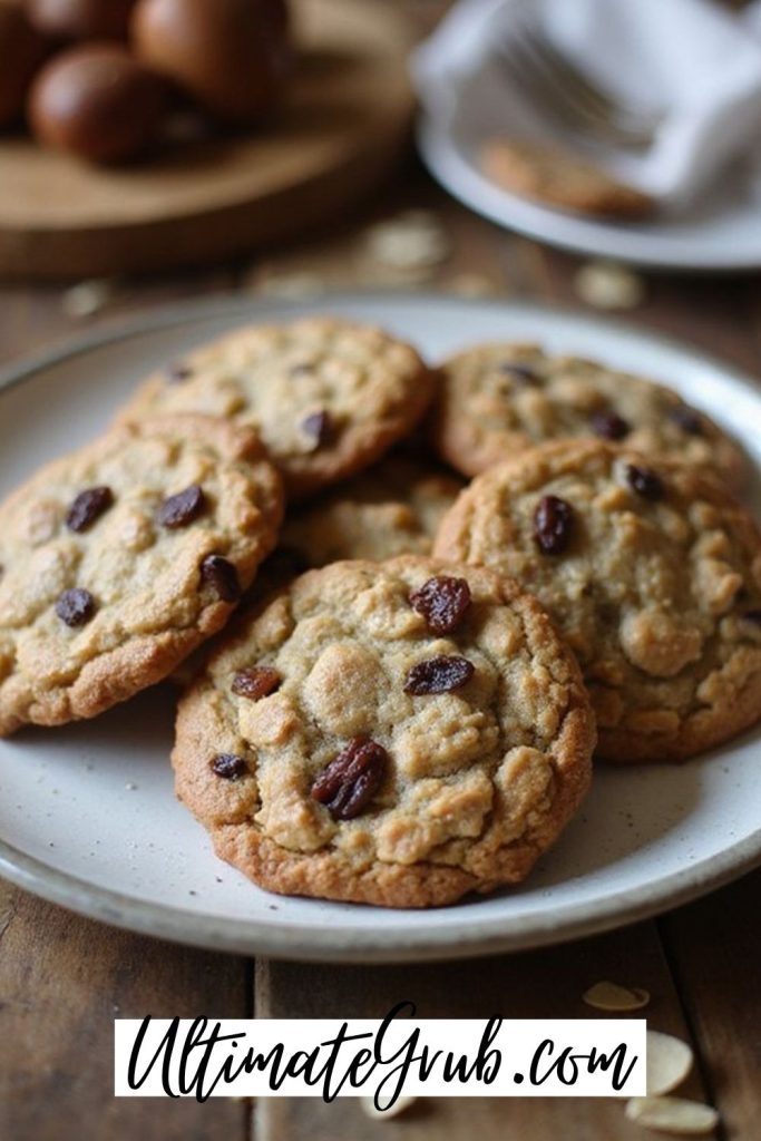 chewy oatmeal raisin cookies