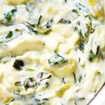 slow cooker spinach artichoke dip