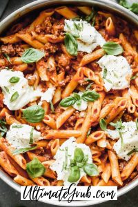 one pan skillet lasagna
