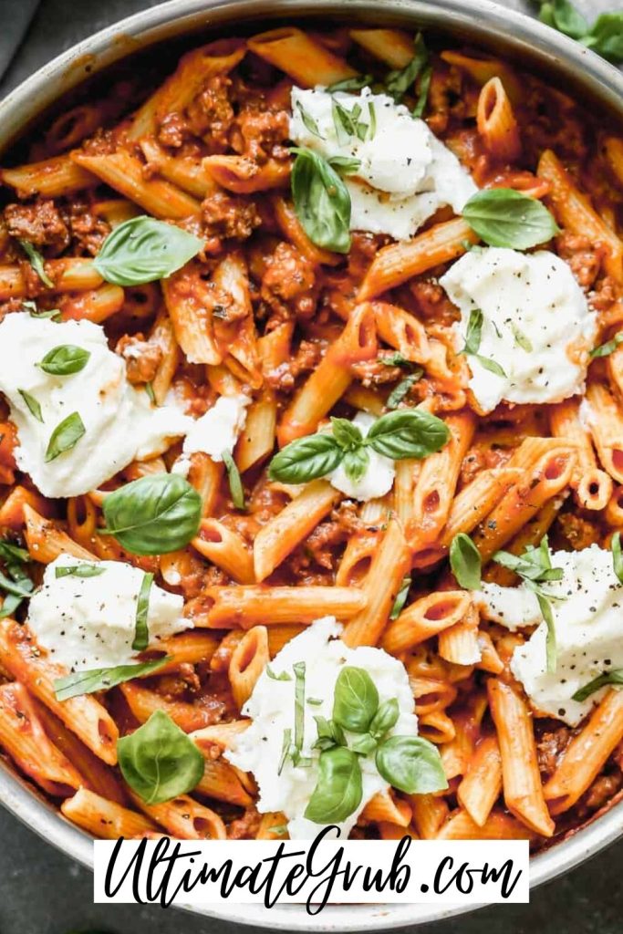 one pan skillet lasagna