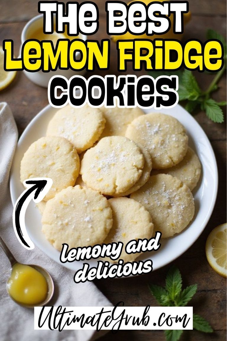 Melt-In-Your-Mouth Lemon Fridge Cookies - Ultimate Grub