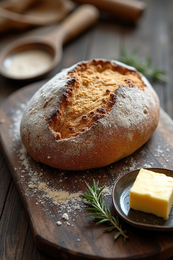 artisan rustic sourdough bread