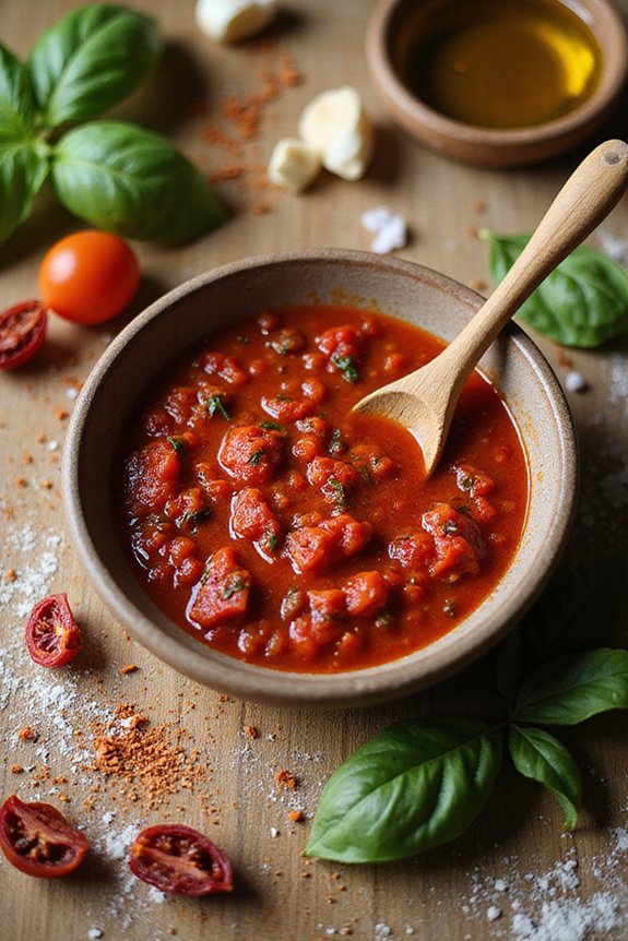 bold homemade pizza sauce