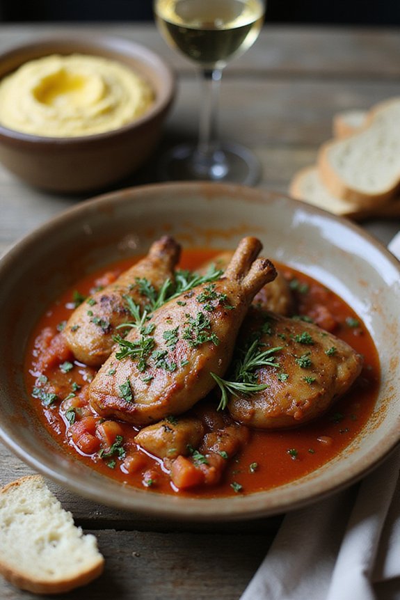braised rabbit in tuscany