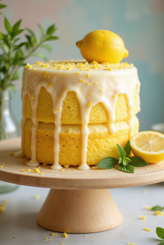 bright lemon cake recipe