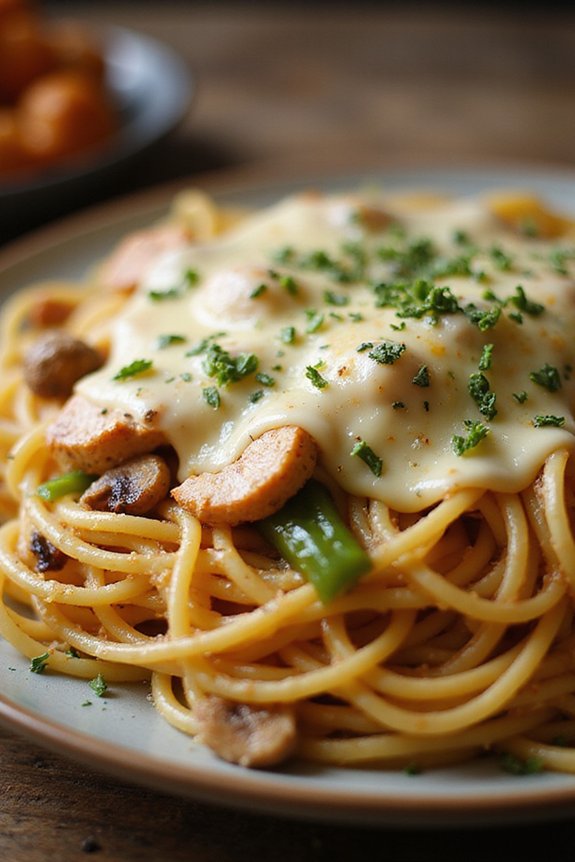 cheesy chicken spaghetti recipe