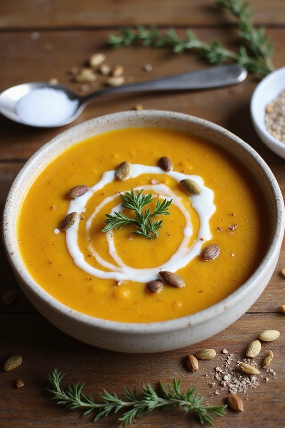 creamy butternut squash soup