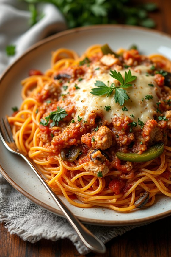 creamy pasta chicken dish