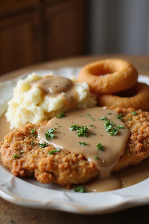 crispy chicken fried steak