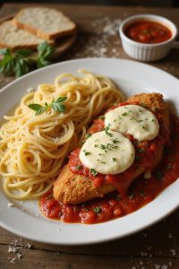 crispy chicken with parmesan