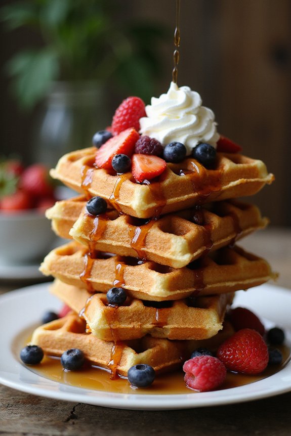 crispy homemade waffle recipe