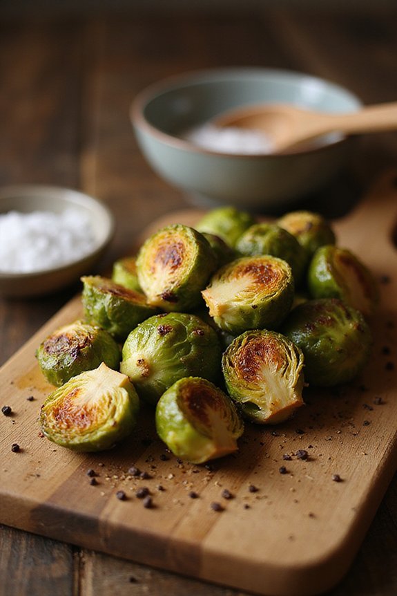 crispy roasted brussels sprouts