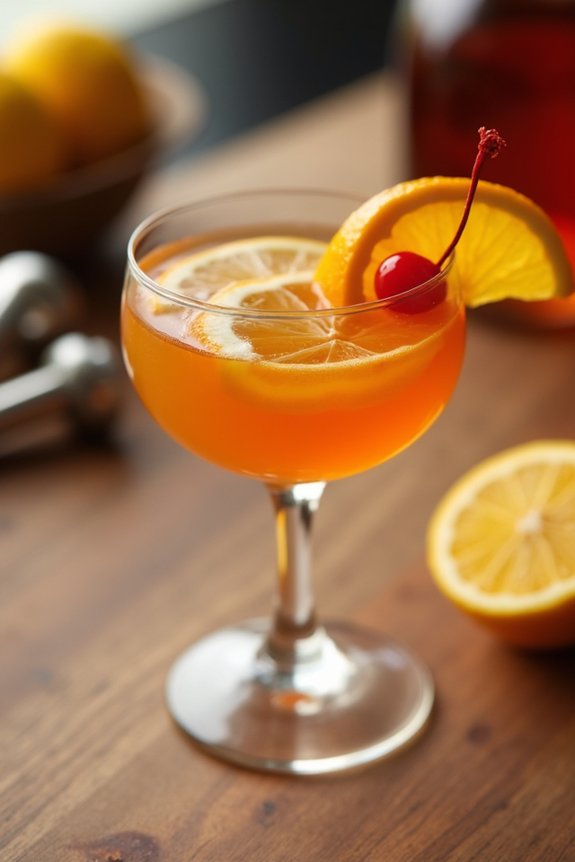 delicious amaretto sour cocktail