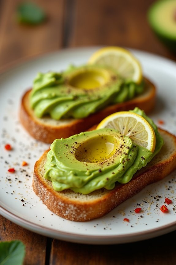 delicious avocado toast preparation