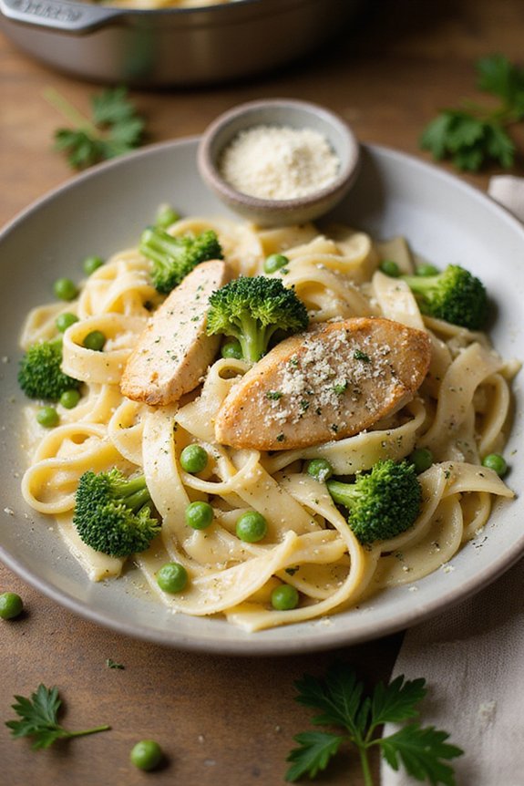 delicious creamy pasta dish