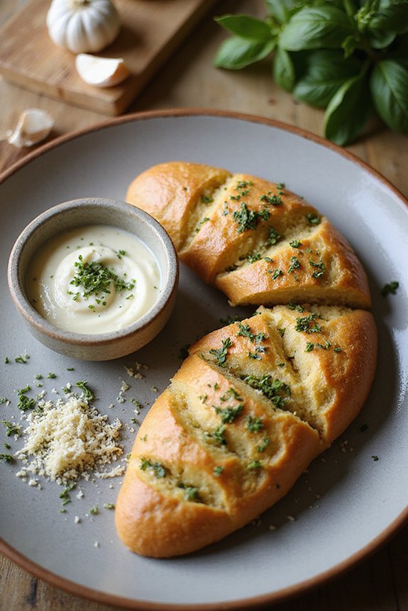 delicious homemade garlic bread