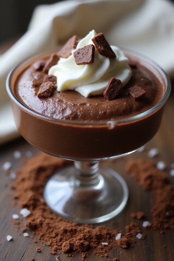 deliciously light chocolate dessert
