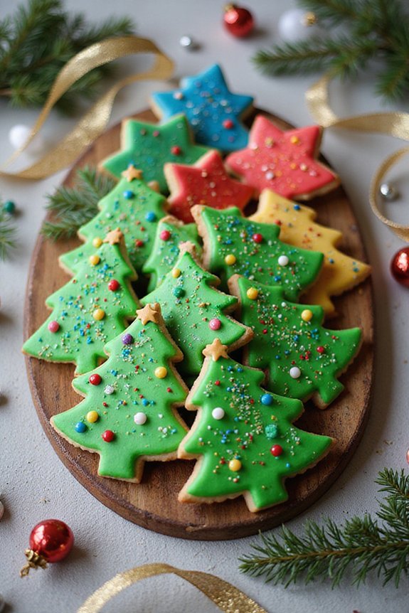 festive decorated cookie delights