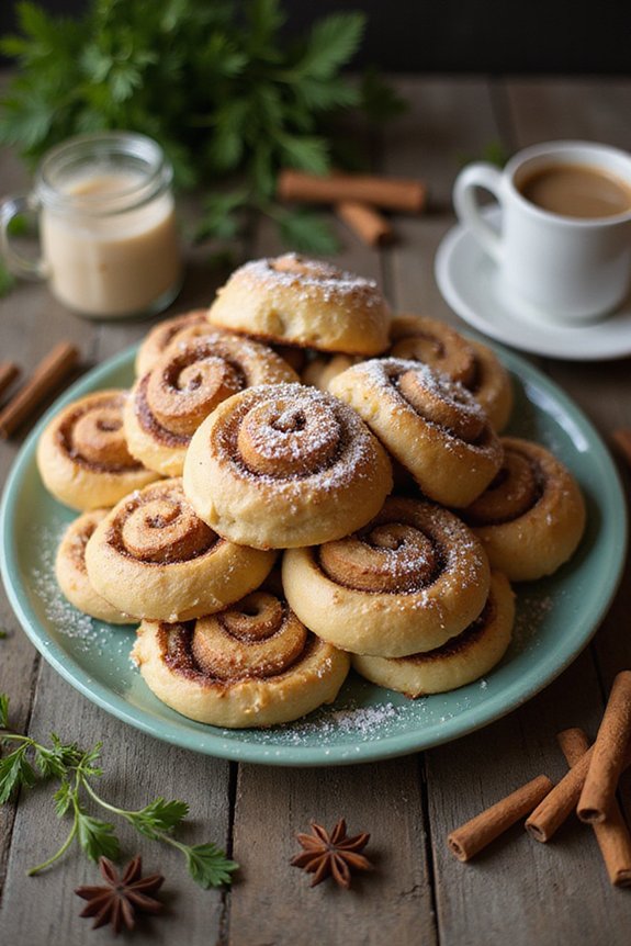 fluffy and sweet pastries