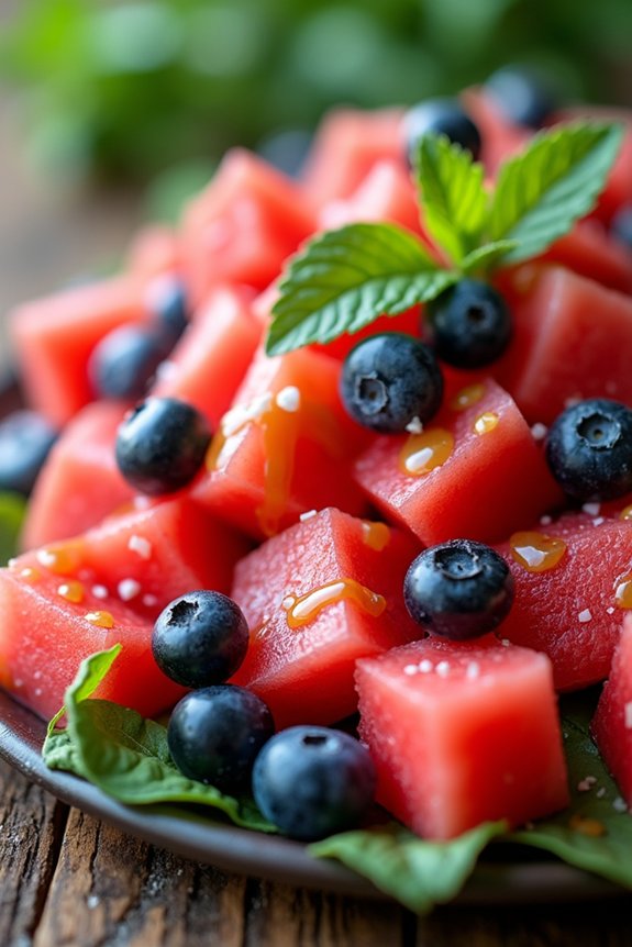 fresh vibrant summer salad