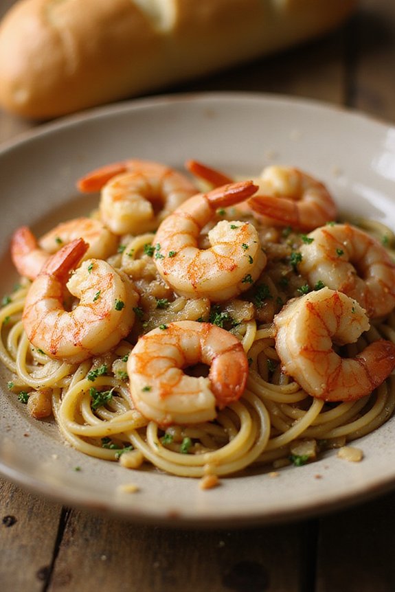 garlicky shrimp scampi recipe