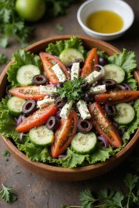 healthy mediterranean vegetable dish