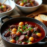 hearty red wine stew