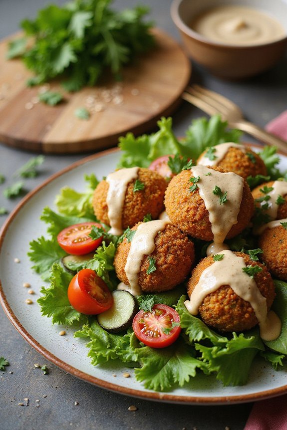 homemade crispy falafel recipe