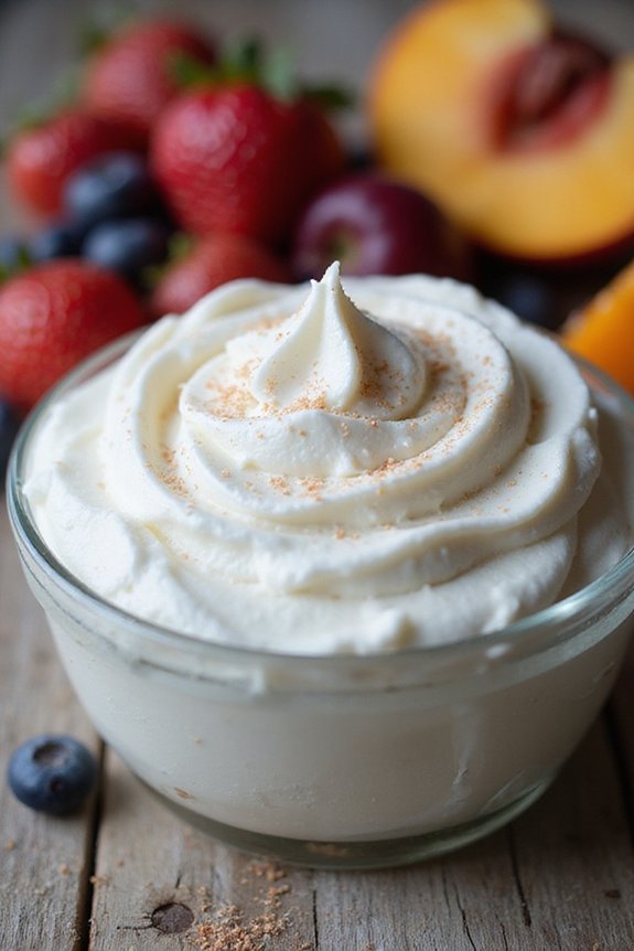 light homemade whipped cream