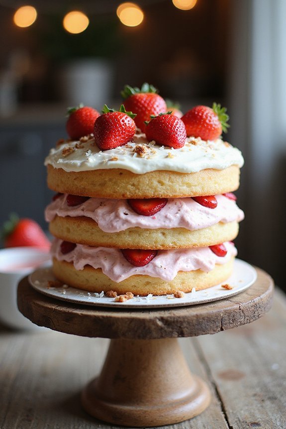 moist strawberry cake recipe