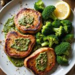 pesto seared pork chops recipe