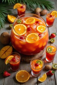 refreshing tropical fruit blend