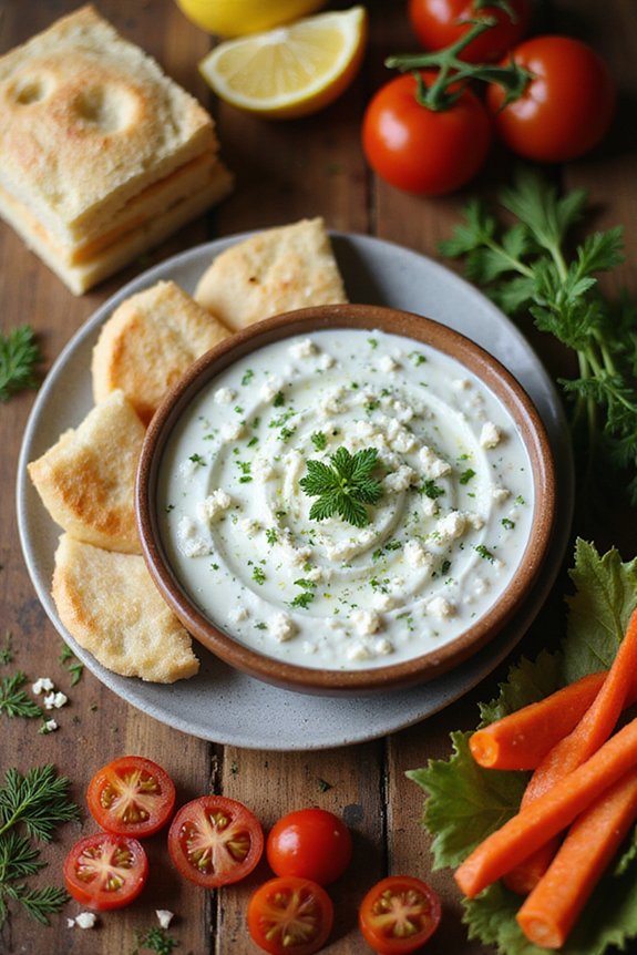 refreshing yogurt cucumber dip