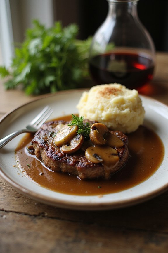 savory salisbury steak recipe