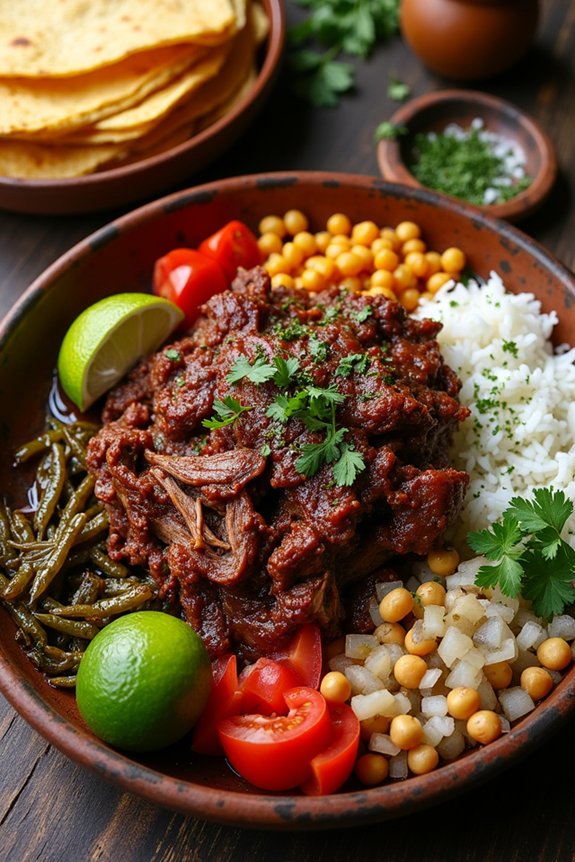 savory slow cooked beef dish