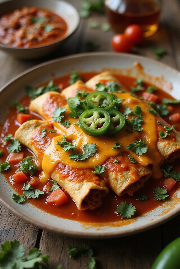savory spicy enchilada sauce