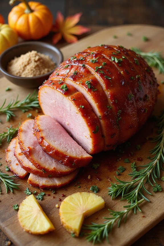 slow cooked tender ham