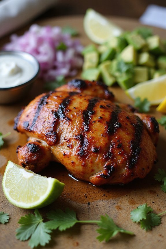 spicy marinated grilled chicken