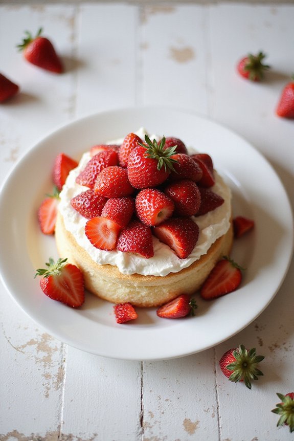 sweet layered strawberry delight