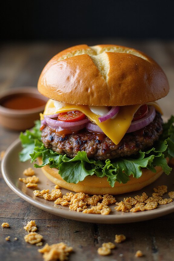 ultimate juicy cheeseburger delight