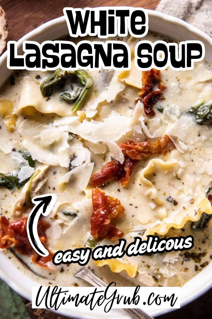 white lasagna soup
