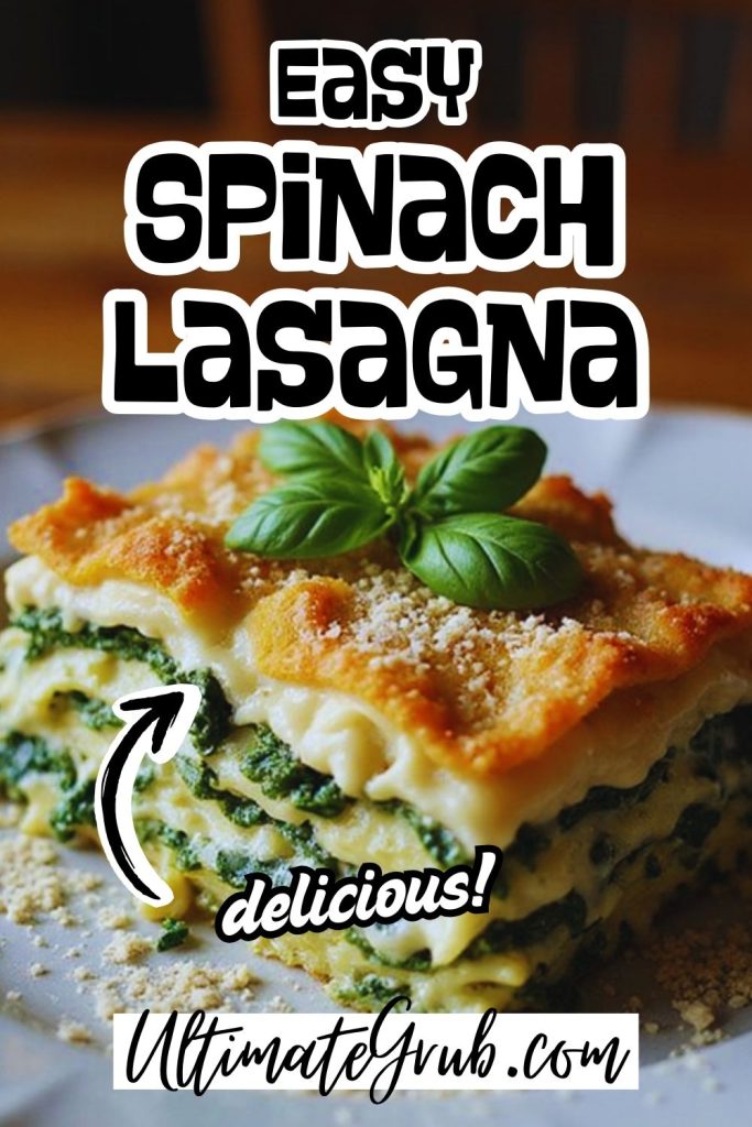 spinach lasagna