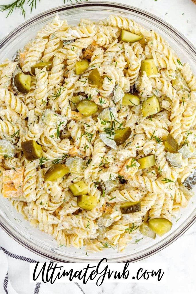 dill pickle pasta salad