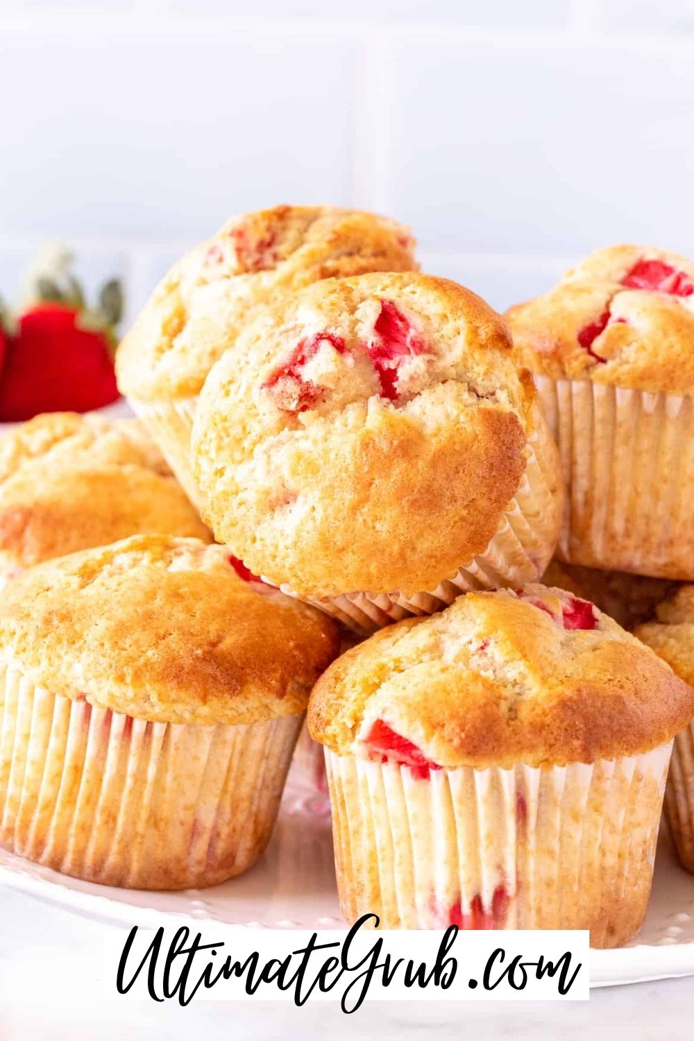 strawberry muffins
